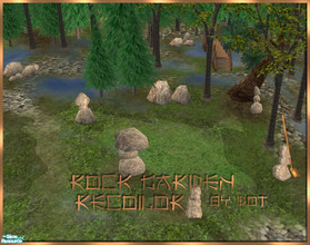 Sims 2 — Rock Garden Natural by DOT — Rock Garden. Nothing says your Sim is deep listening, intuitive, accepting, and
