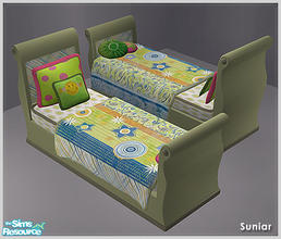 Sims 2 — Sunair T663 NCE Single Bed ii (nature) by Sunair — Sunair T663 NCE Single Bed ii (nature) of NCE Girls Room ii -