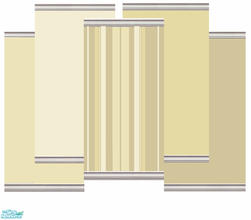 Sims 2 — The Creams by KMI by kristiemi — A set of 5 walls in varying shades of cream. Add a touch of sophistication to