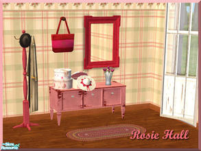 Sims 2 — Rosie Hall by billygirl — A pink hallway for the girlie Sims. Needs meshes from Simply Styling and Sims Divine.