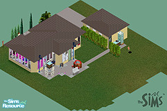 Sims 1 — Malibu Bachelors Pad by Sdeannes — It's groovy, hip, and winter storm bait, baby!