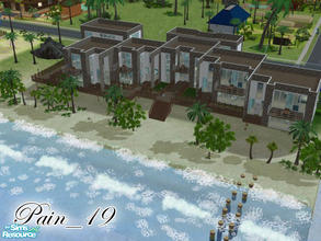 Sims 2 — LagonCity (hotel) by pain_19 — Lagon City a hotel with 5 studio and resturant 