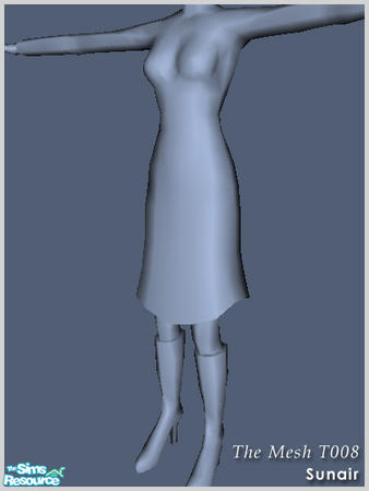 Sims 2 — Sunair Fashion T008 by Sunair — The MESH file of Sunair Fashion T008.