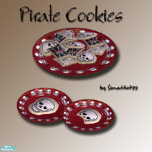 Sims 2 — Pirate Cookies - Set by Simaddict99 — A sweet treat for you\'re little scoundrels. These are also great for