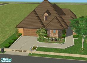 Sims 2 — The Cypress Home by GlitteringSparkles — Enjoy this 3 bedroom, 2 bath home for your Sims. Includes laundry room