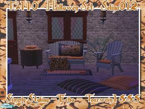 Sims 2 — TC110 - Halloween Porch by selina012 — A mix of different objects with textures from Tearsrain_1555 for the
