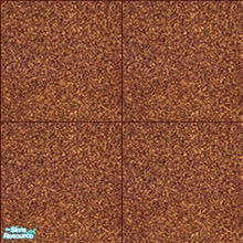 Sims 2 — Dark Cork Tile by Yeliab — *TSRAA*