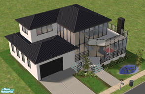 Sims 2 — Crystal Couples Starter 2 by Simaddict99 — Foundation home with attached garage. At just under $40,000 this is a