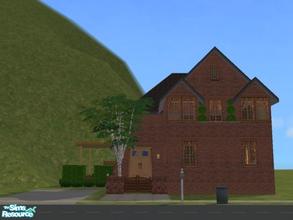 Sims 2 — Brenton by spladoum — A small 1/1 cottage that looks great in the city or the suburbs. Open floor plan, loft