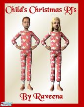 Sims 2 — Boy & Girl's Snowman PJ's by Raveena — These PJ's will be available for both male and female children.