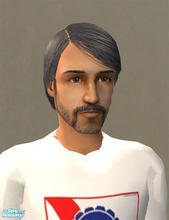 Sims 2 — Salt n Pepper Comb Over by SimTim420 — Salt n Pepper style hair.