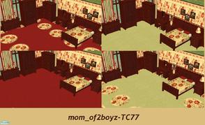 Sims 2 — TC77 Elegant Bedroom by mom_of2boyz — This is a recolor of Shakeshafts St. Albans bedroom. The textures for this