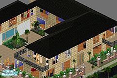 Sims 1 — Suburban High-Roller by MizItalia66 — This house is for the 'high-roller' of sim city. Its expensive, but has