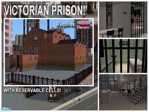 Sims 2 — Victorian-style Prison by Cyclonesue — UNIVERSITY & NIGHTLIFE required. Please see INSTALLATION