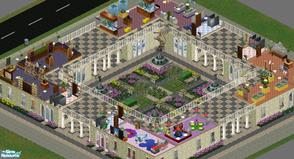 Sims 1 — The Courtyard Shops by Degera — Take your family on a tour of the Courtyard Shops in fabulous Old Town. Built