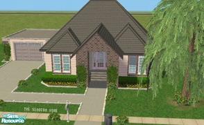 Sims 2 — The Sendera Home by GlitteringSparkles — Enjoy this lot which costs $28,354. It has 2 bedrooms, 1 bath, den, and