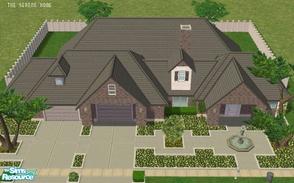 Sims 2 — The Serene Home by GlitteringSparkles — Enjoy this 3 bedroom (with closets!), 3 bath home. Includes tiled entry,