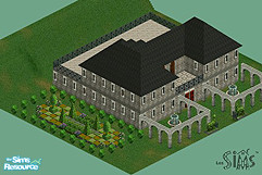 Sims 1 — Loulous Mansion by IlGardellino — A beautiful house with French Garden which will make the neighbours jalous of