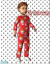 Sims 2 — Snowman PJ's by Raveena — Snowman PJ's for your little guy at Christmas.