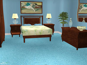 Sims 2 — Fia Bedroom by detimgi — A new bedroom set.8 new meshes and two recolors.The recolors are the suspense painting