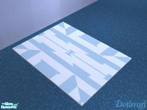 Sims 2 — Blue Steele Bedroom - Rug by detimgi — Recolor of the 3x4 rug mesh by windkeeper-2x3 rug mesh used in