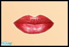 Sims 2 — WATERSHINE Aqua-Mirror Plump Lip - Lava by Harmonia — 