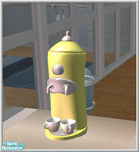 Sims 2 — recolor set of coffemaker - B43 Coffeemaker Kit1 Yellow by Birgit43 — 