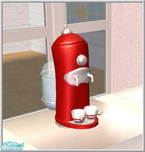 Sims 2 — recolor set of coffemaker - B43 Coffeemaker Kit1 Red by Birgit43 — 