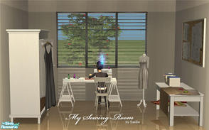 Sims 2 — My Sewing-Room by Sasilia — 8 new Meshes - special Thanks goes to Anoeska who made the sewing-machine