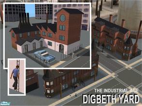 Sims 2 — Industrial Age - Digbeth Yard by Cyclonesue — Requires: NIGHTLIFE, UNIVERSITY. A small, disused merchant's yard