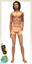 Sims 2 —  by Atracao — Underwear for men in 5 colours (apricot, violet, black, brown and white). This file is the apricot