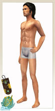 Sims 2 —  by Atracao — Underwear for men in 5 colours (apricot, violet, black, brown and white). This file is the violet