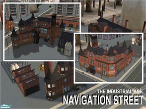 Sims 2 — Industrial Age - Navigation Street by Cyclonesue — Requires: NIGHTLIFE, UNIVERSITY. An authentic Victorian
