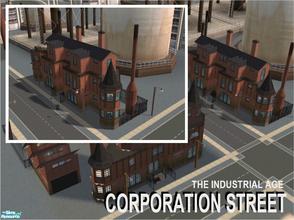 Sims 2 — Industrial Age - Corporation Street by Cyclonesue — Requires: NIGHTLIFE, UNIVERSITY. An authentic Victorian