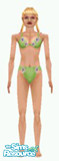 Sims 1 — Lime Flower Bikini by watersim44 — 