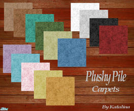 Sims 2 — Plushy Pile Carpets by katalina — These carpets will feel great between your Sims toes :) Enjoy!