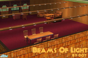 Sims 2 — Beams Of Light by DOT — Beams Of Light or beam with lights. Ceiling Light.