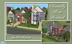 Sims 2 — Chantilly Row Revised by hatshepsut — A row of pretty victorian rentable properties ideal for couples just
