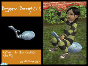 Sims 2 — Beginners Broomstick for Toddlers - Good by wideopeneyes — Practice makes perfect and this training broomstick