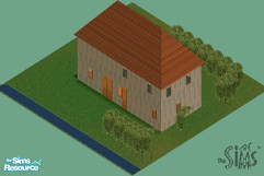 Sims 1 — The Old House by wildfjordpony — A house based on a 1912 house that I live by.