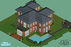 Sims 1 — Casa de DeFrain by DDeFrain — Class and elegance redefined. This modern-day mansion is beautiful yet attainable.