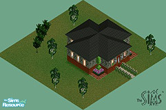 Sims 1 — Stonewood Haven by DDeFrain — A simply elegant home for a single person or a couple just starting out. With its