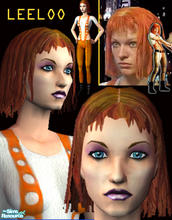 Sims 2 — milla jovovich (updated) by Trash — this is milla jovovich as "leeloo" in the movie "the fifth