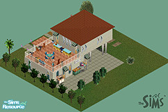 Sims 1 — Industrial Deco by Sdeannes — Along with Art Deco, Art Nouveau, and Arts and Crafts, another design fad was