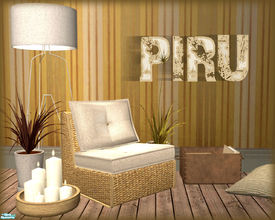 Sims 2 — Piru Relaxing Area  by n-a-n-u — Only a small set for your sims to relax in a warm and cozy atmosphere...as a