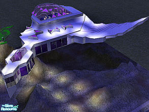 Sims 2 — Star Fleet Academy by chrissy6930 — reassembled wreck from an unknown alien species made accessible for the