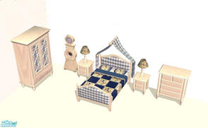 Sims 2 — dh-gustavian-bedroom by Dincer — This totally new, elegant set is designed with the unique lines of the north