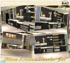 Sims 2 — Judy_MonoKitchen Recolor Set by judyhugsnoopy — Recolor of Murano Mono Kitchen Set. Please download the mesh