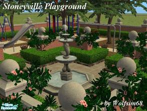 Sims 2 — Stoneyville Playground by Wolfsim68 — Bring the kids down for a day out filled with fun & games on this 2x2