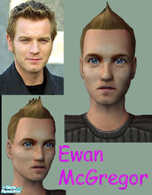Sims 2 — Ewan McGregor by Trash — Sir Ewan McGregor, we all know him as a nice junkie in trainspoting